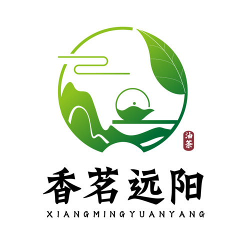 香茗远阳logo设计