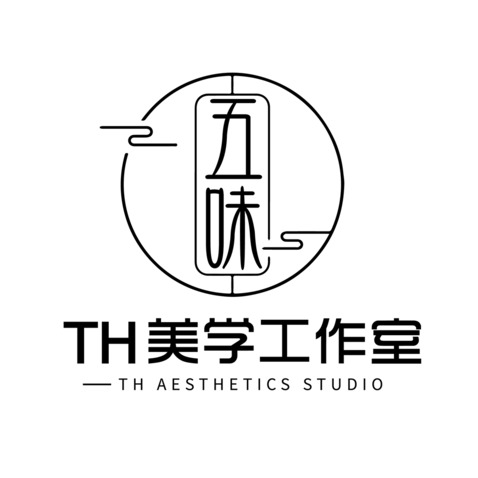 TH美学工作室logo设计