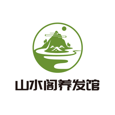 山水阁logologo设计