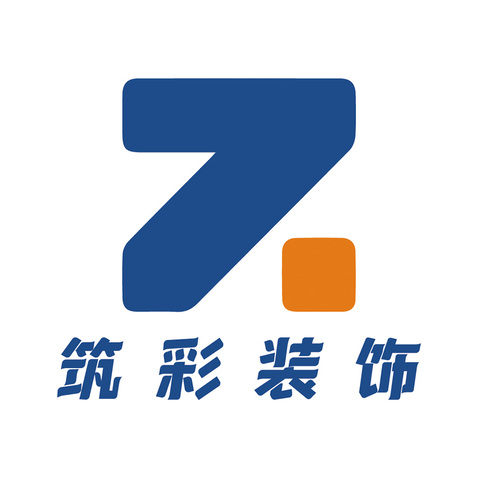 筑彩装饰logo设计