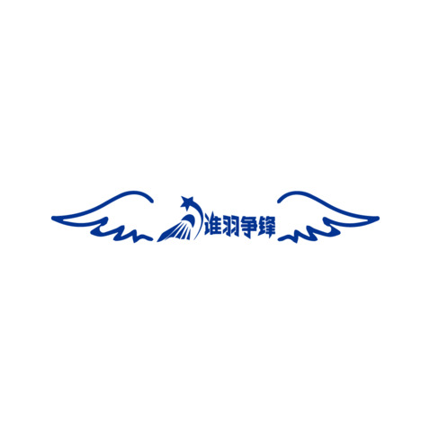 谁羽争锋logo设计