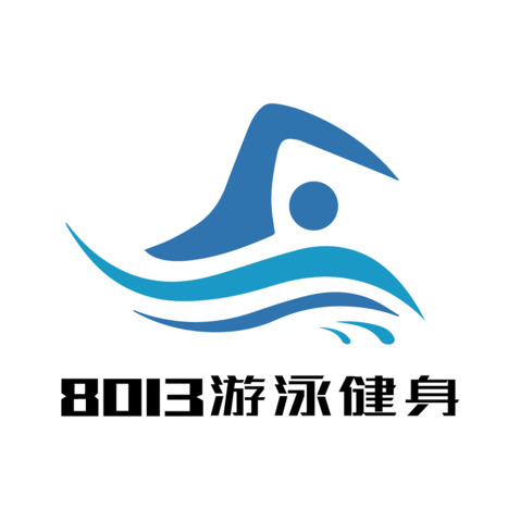 8013游泳健身logo设计