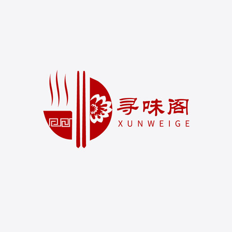 寻味阁logo设计