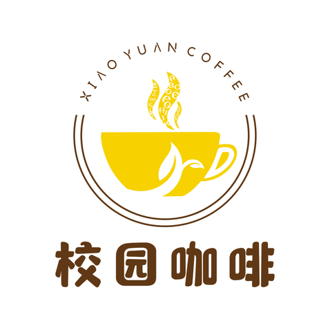 校园咖啡logo设计