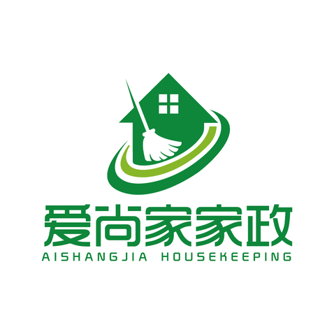 愛尚家家政logo設計