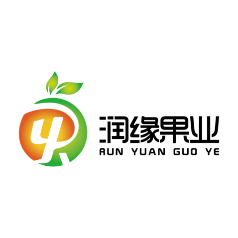 润缘果业logo设计