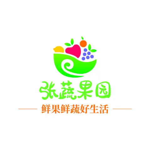 张蔬果园logo设计