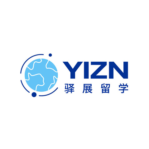 驿展留学logologo设计