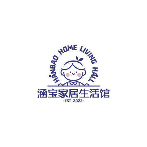 涵宝家家居生活馆logo设计