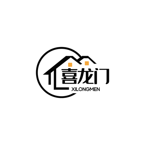 喜龙门logo设计