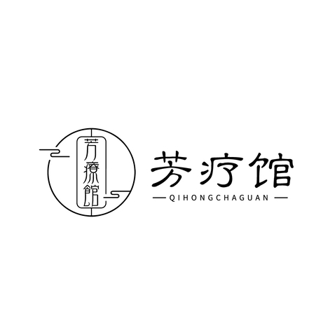 芳疗馆logo设计