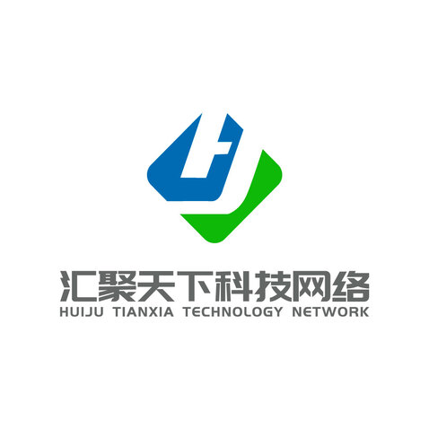 匯聚天下科技網絡logo設計