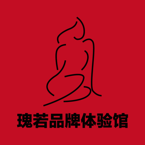 瑰若品牌体验馆logo设计