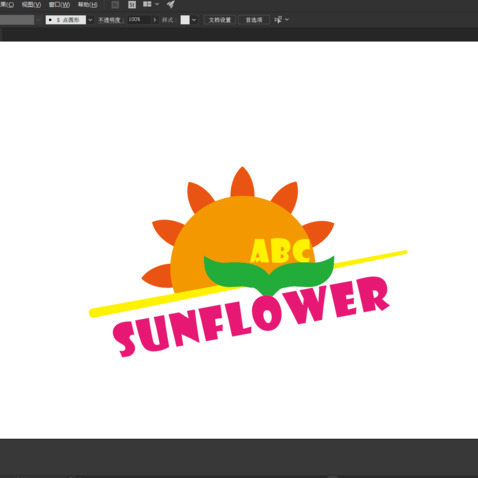 sunflowerlogo设计