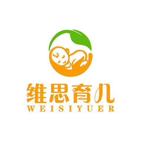 维思育儿logo设计