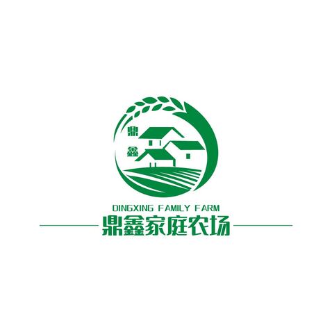 鼎鑫家庭农场logo设计