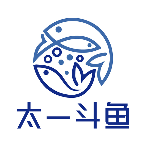 太一斗鱼logo设计