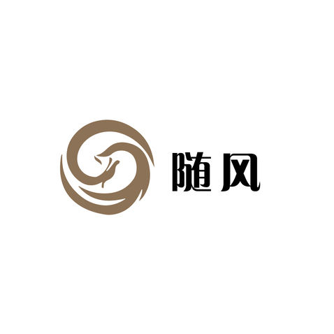 随风logo设计