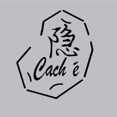 隐 cachelogo设计