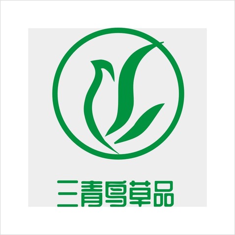 三青鸟草业logo设计