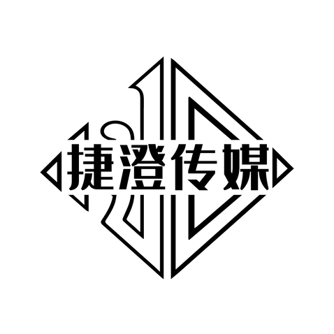 捷登传媒logo设计