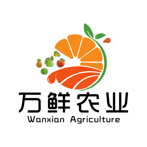 万鲜农业logo设计