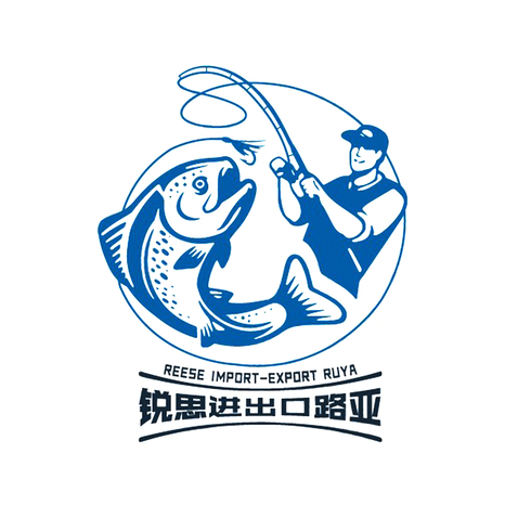 锐思进出口路亚logo设计