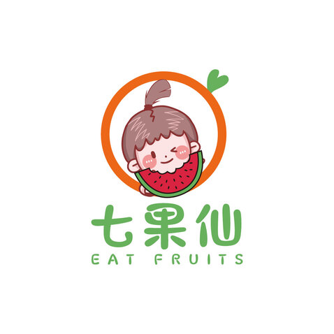 七果鲜logo设计