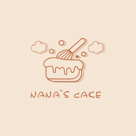 nana`s  cakelogo設計