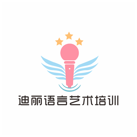 迪丽语言艺术培训logo设计