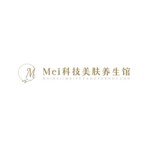 Mei科技美肤养生馆logo设计