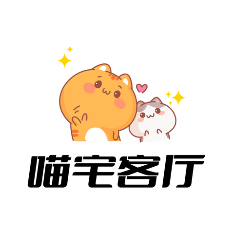 喵宅客厅logo设计