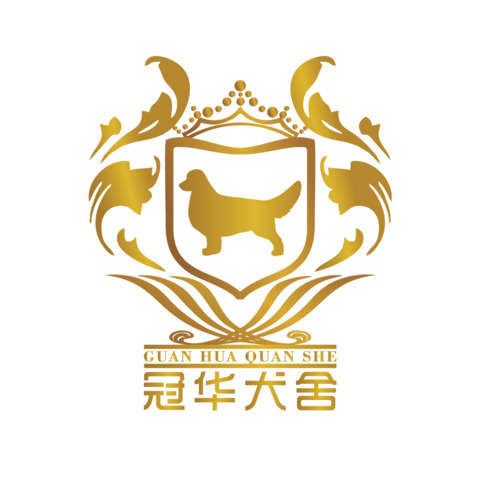 冠华犬舍logo设计