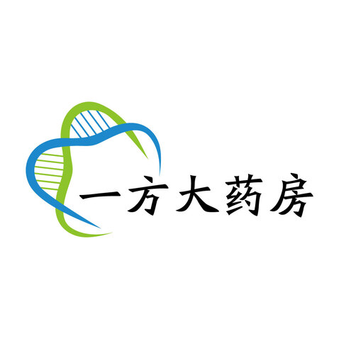 一方大药房logo设计