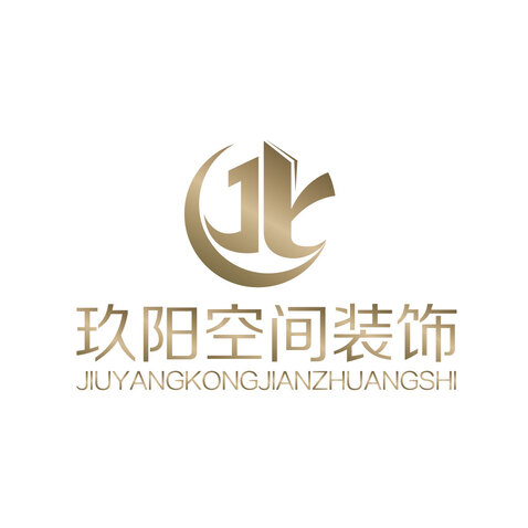 玖阳空间装饰logo设计