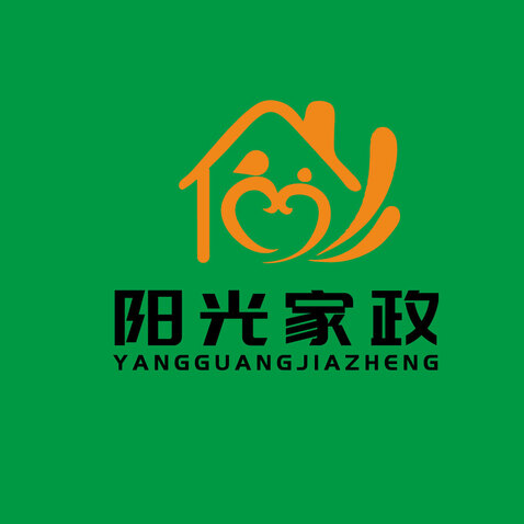 阳光家政logo设计