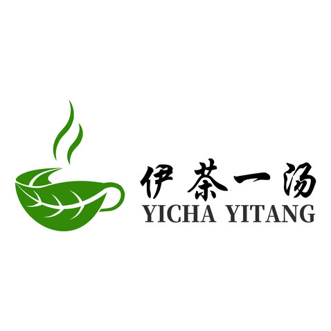 伊茶一汤logo设计