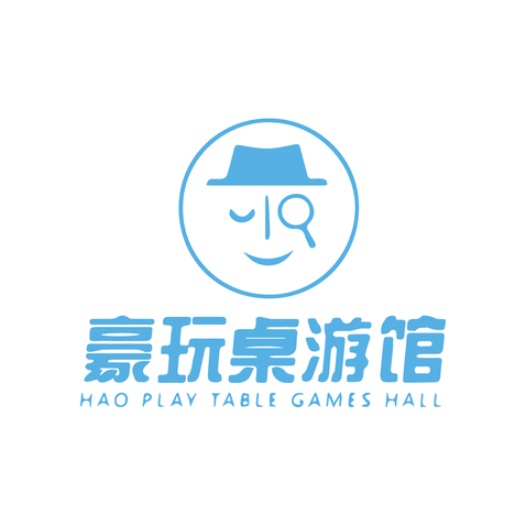 豪玩桌游馆logo设计