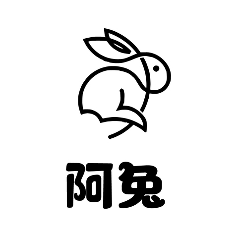 阿兔logo设计