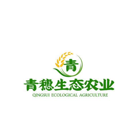 青穗生态logo设计