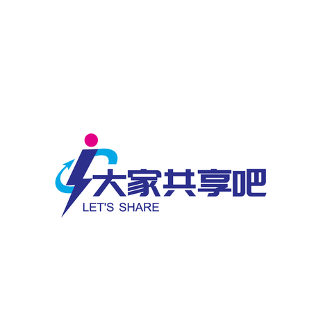 大家共享吧logo设计