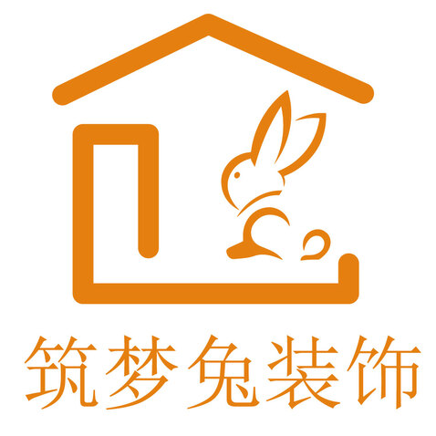 筑梦兔装饰logo设计