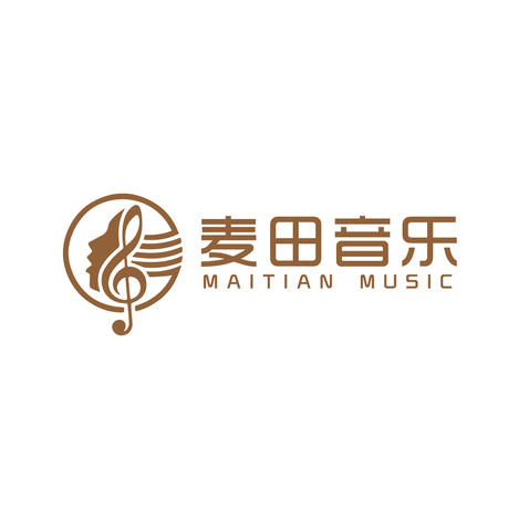 麦田音乐logo设计