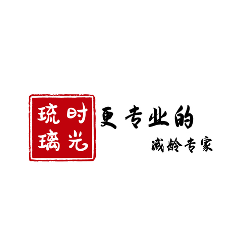 琉璃时光logo设计