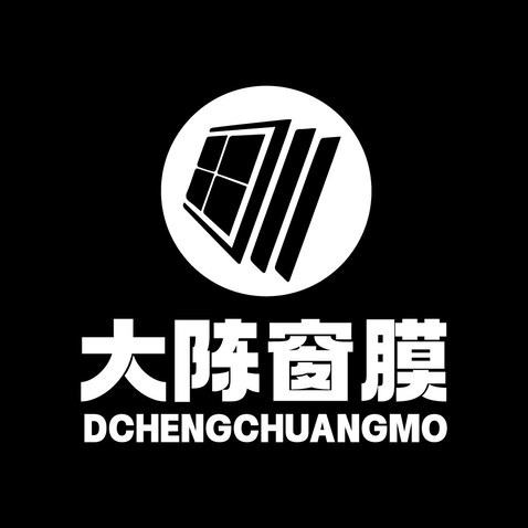 大陈窗膜logo设计