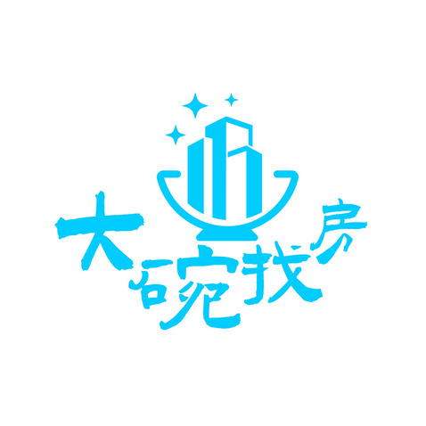 大碗找房logo设计