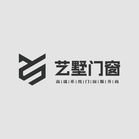 艺墅门窗logo设计