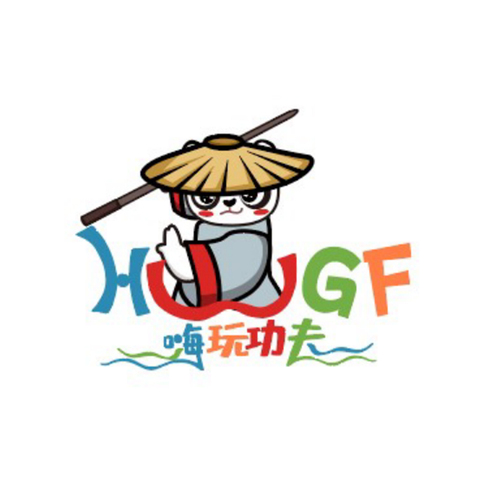 嗨玩功夫logo设计