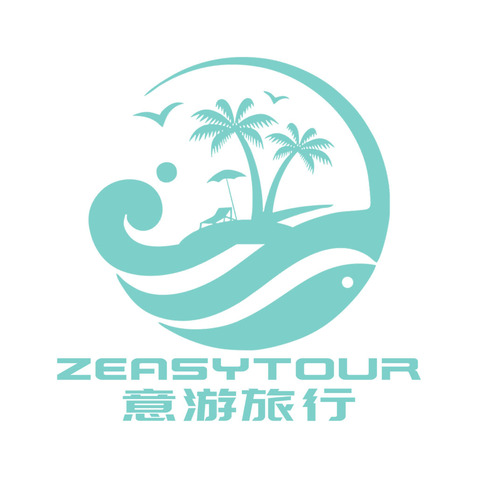 意游旅行logo设计