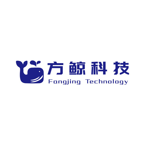 方鲸科技logo设计